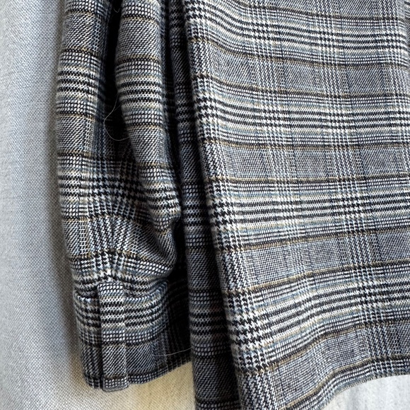 Loft Plus ~ Glen Plaid High Waist Curvy Wide Leg Trouser in size 16 NWOT - Picture 7 of 7